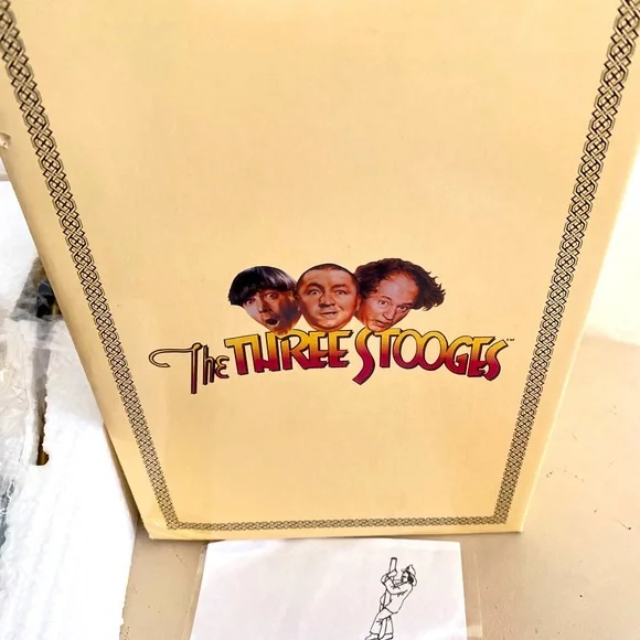 Westland giftware The Three Stooges smoke gets in your eyes musical NEW!! - Picture 2 of 5